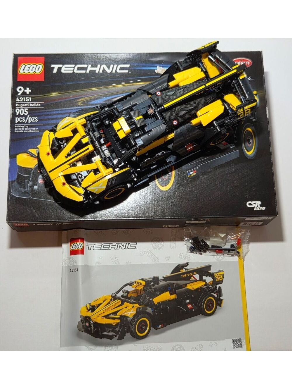 LEGO Technic 42151 Bugatti Bolide - Pre-Assembled with Manual and Extra Pieces